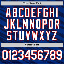 Load image into Gallery viewer, Custom Navy Royal-Red 3D Esports Performance T-Shirt