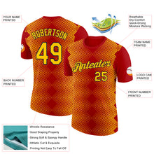 Load image into Gallery viewer, Custom Red Yellow-Navy 3D Esports Performance T-Shirt