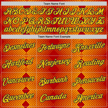 Load image into Gallery viewer, Custom Red Yellow-Navy 3D Esports Performance T-Shirt