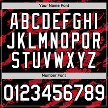 Load image into Gallery viewer, Custom Black White-Fire Red 3D Esports Performance T-Shirt