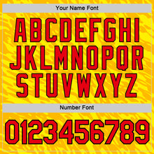 Load image into Gallery viewer, Custom Gold Fire Red-Black 3D Esports Performance T-Shirt