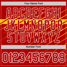 Load image into Gallery viewer, Custom Red Yellow-White 3D Esports Performance T-Shirt