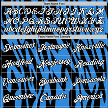 Load image into Gallery viewer, Custom Black White-Powder Blue 3D Esports Performance T-Shirt