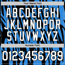 Load image into Gallery viewer, Custom Black White-Powder Blue 3D Esports Performance T-Shirt