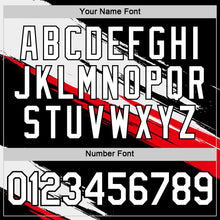 Load image into Gallery viewer, Custom Black White-Fire Red 3D Esports Performance T-Shirt