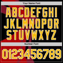 Load image into Gallery viewer, Custom Black Gold-Red 3D Esports Performance T-Shirt