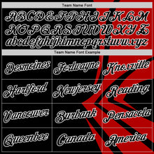 Load image into Gallery viewer, Custom Black Red-White 3D Esports Performance T-Shirt