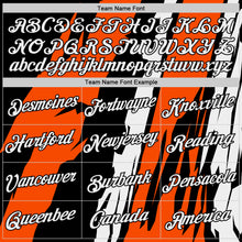 Load image into Gallery viewer, Custom Black White-Orange 3D Esports Performance T-Shirt