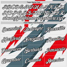 Load image into Gallery viewer, Custom White Fire Red Shadow Blue-Black 3D Esports Performance T-Shirt