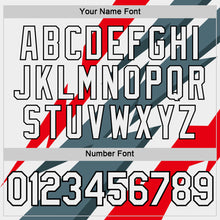 Load image into Gallery viewer, Custom White Fire Red Shadow Blue-Black 3D Esports Performance T-Shirt