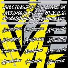 Load image into Gallery viewer, Custom Black Gray-Light Yellow 3D Esports Performance T-Shirt