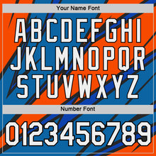 Load image into Gallery viewer, Custom Thunder Blue Orange-Black 3D Esports Performance T-Shirt