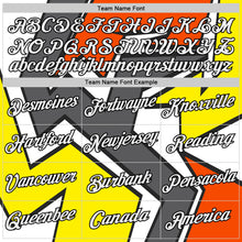 Load image into Gallery viewer, Custom White Orange Steel Gray Light Yellow-Black 3D Esports Performance T-Shirt