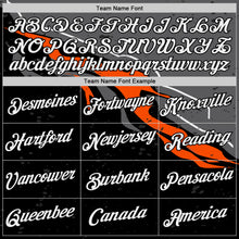 Load image into Gallery viewer, Custom Black Orange-Steel Gray 3D Esports Performance T-Shirt