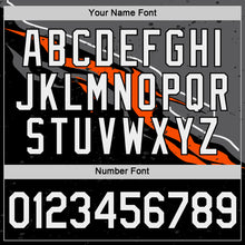 Load image into Gallery viewer, Custom Black Orange-Steel Gray 3D Esports Performance T-Shirt