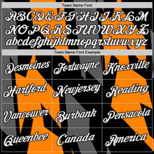 Load image into Gallery viewer, Custom Black Bay Orange-Steel Gray 3D Esports Performance T-Shirt