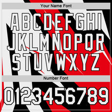 Load image into Gallery viewer, Custom Black White-Fire Red 3D Esports Performance T-Shirt