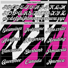 Load image into Gallery viewer, Custom Black White-Hot Pink 3D Esports Performance T-Shirt