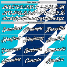 Load image into Gallery viewer, Custom White Lakes Blue US Navy Blue-Black 3D Esports Performance T-Shirt