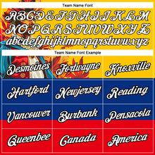 Load image into Gallery viewer, Custom Gold Royal Fire Red-Black 3D Pattern Design Sailing Columbus Day Performance T-Shirt