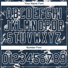 Load image into Gallery viewer, Custom Navy White 3D Pattern Design Sailing Ship Wheel Compass Columbus Day Performance T-Shirt