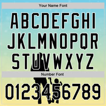 Load image into Gallery viewer, Custom Ice Blue Black-White 3D Pattern Design Father's Day Family Love Authentic Baseball Jersey