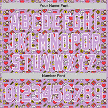 Load image into Gallery viewer, Custom Light Purple White 3D Pattern Design Father's Day Family Love Authentic Baseball Jersey