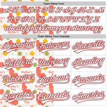 Load image into Gallery viewer, Custom White Red 3D Pattern Design Mother's Day Love Authentic Baseball Jersey