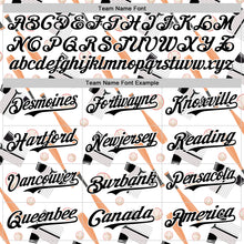 Load image into Gallery viewer, Custom White Black Comic Doodle Ballgame 3D Pattern Design Authentic Baseball Jersey