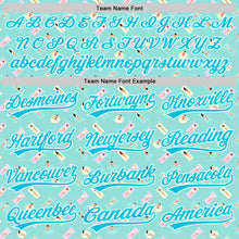 Load image into Gallery viewer, Custom Ice Blue Lakes Blue-White 3D Hawaii Beach Holiday Authentic Baseball Jersey