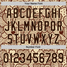 Load image into Gallery viewer, Custom Cream Brown 3D Pattern Design Foodie Food Snack Heart Chocolate Authentic Baseball Jersey