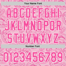 Load image into Gallery viewer, Custom Light Pink Pink-White 3D Pattern Design Christmas Foodie Food Dessert Donut Authentic Baseball Jersey