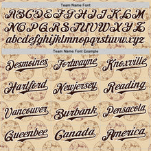 Load image into Gallery viewer, Custom City Cream Brown-White 3D Pattern Design Foodie Food Snack Chocolate Cookie Authentic Baseball Jersey