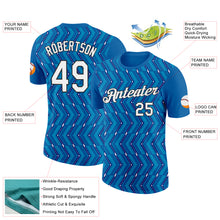 Load image into Gallery viewer, Custom Blue Royal Lakes Blue-Black 3D Esports Performance T-Shirt