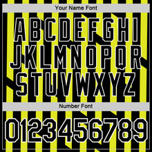 Load image into Gallery viewer, Custom Black Neon Yellow-White 3D Esports Performance T-Shirt