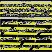 Load image into Gallery viewer, Custom Black Neon Yellow-White 3D Esports Performance T-Shirt