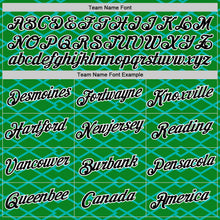 Load image into Gallery viewer, Custom Grass Green Black-Aqua 3D Esports Performance T-Shirt