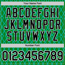 Load image into Gallery viewer, Custom Grass Green Black-Aqua 3D Esports Performance T-Shirt