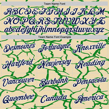 Load image into Gallery viewer, Custom Cream Navy-Grass Green 3D Esports Performance T-Shirt