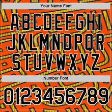 Load image into Gallery viewer, Custom Orange Black-Gold 3D Esports Performance T-Shirt