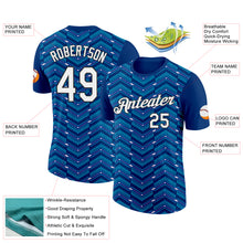 Load image into Gallery viewer, Custom US Navy Blue Royal-Lakes Blue 3D Esports Performance T-Shirt