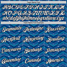 Load image into Gallery viewer, Custom US Navy Blue Royal-Lakes Blue 3D Esports Performance T-Shirt