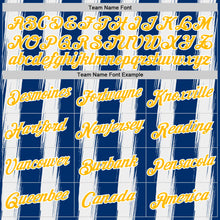 Load image into Gallery viewer, Custom US Navy Blue Gold-White 3D Esports Performance T-Shirt