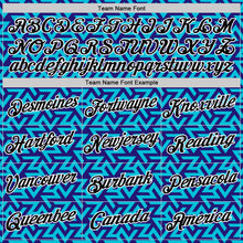 Load image into Gallery viewer, Custom Dark Purple Black-Lakes Blue 3D Esports Performance T-Shirt