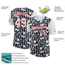 Load image into Gallery viewer, Custom White Black-Red 3D Esports Performance T-Shirt