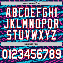 Load image into Gallery viewer, Custom Navy Lakes Blue Deep Pink-Red 3D Esports Performance T-Shirt