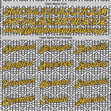 Load image into Gallery viewer, Custom White Gold Black-Navy 3D Esports Performance T-Shirt