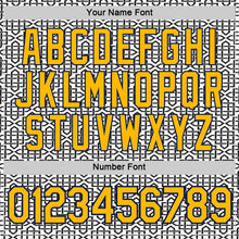 Load image into Gallery viewer, Custom White Gold Black-Navy 3D Esports Performance T-Shirt