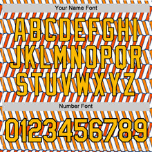 Load image into Gallery viewer, Custom White Gold Orange US Navy Blue-Black 3D Esports Performance T-Shirt