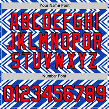 Load image into Gallery viewer, Custom White Fire Red Thunder Blue-Black 3D Esports Performance T-Shirt